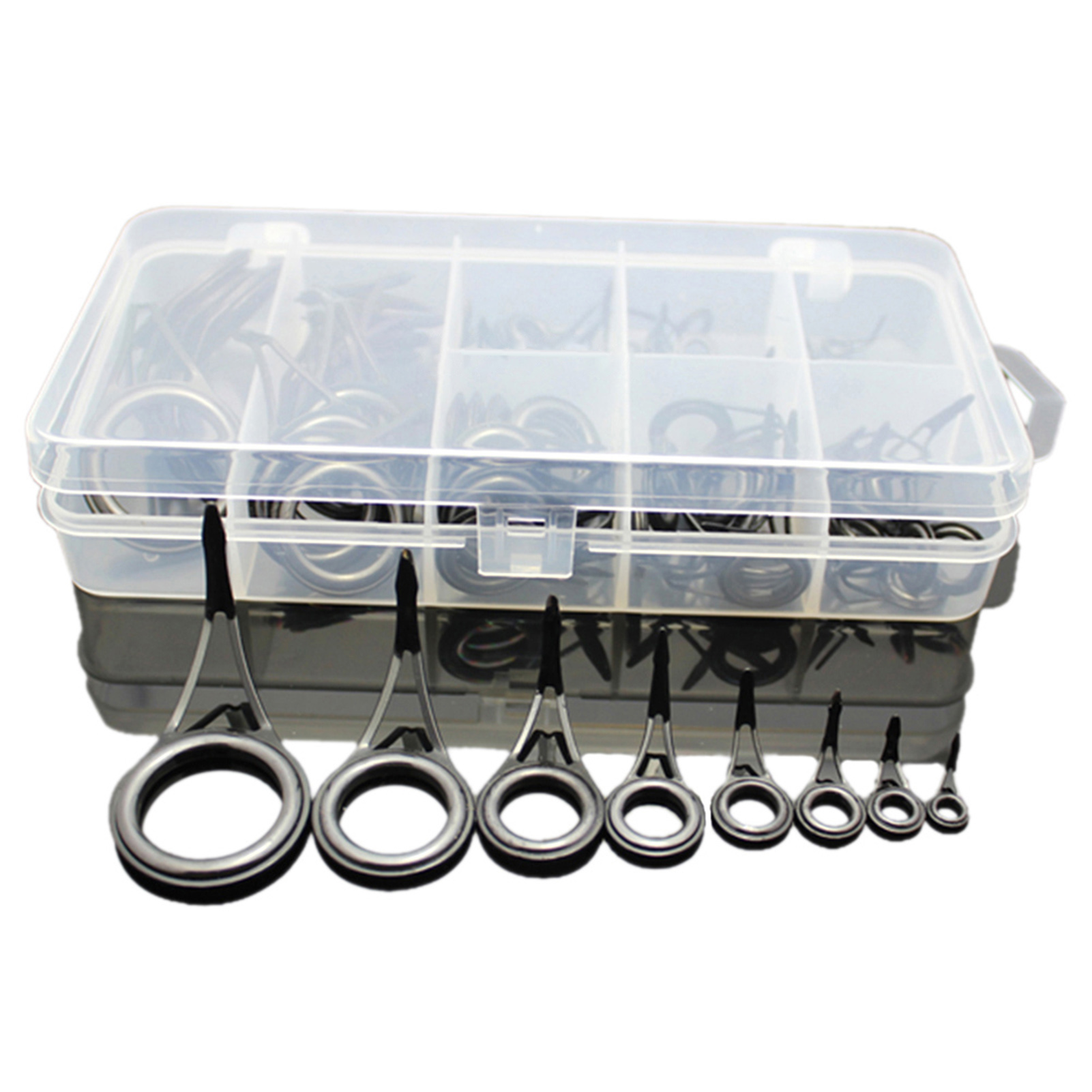 Fishing Rod Repair Kit - 75pcs Various Sizes Fishing Rod Guide
