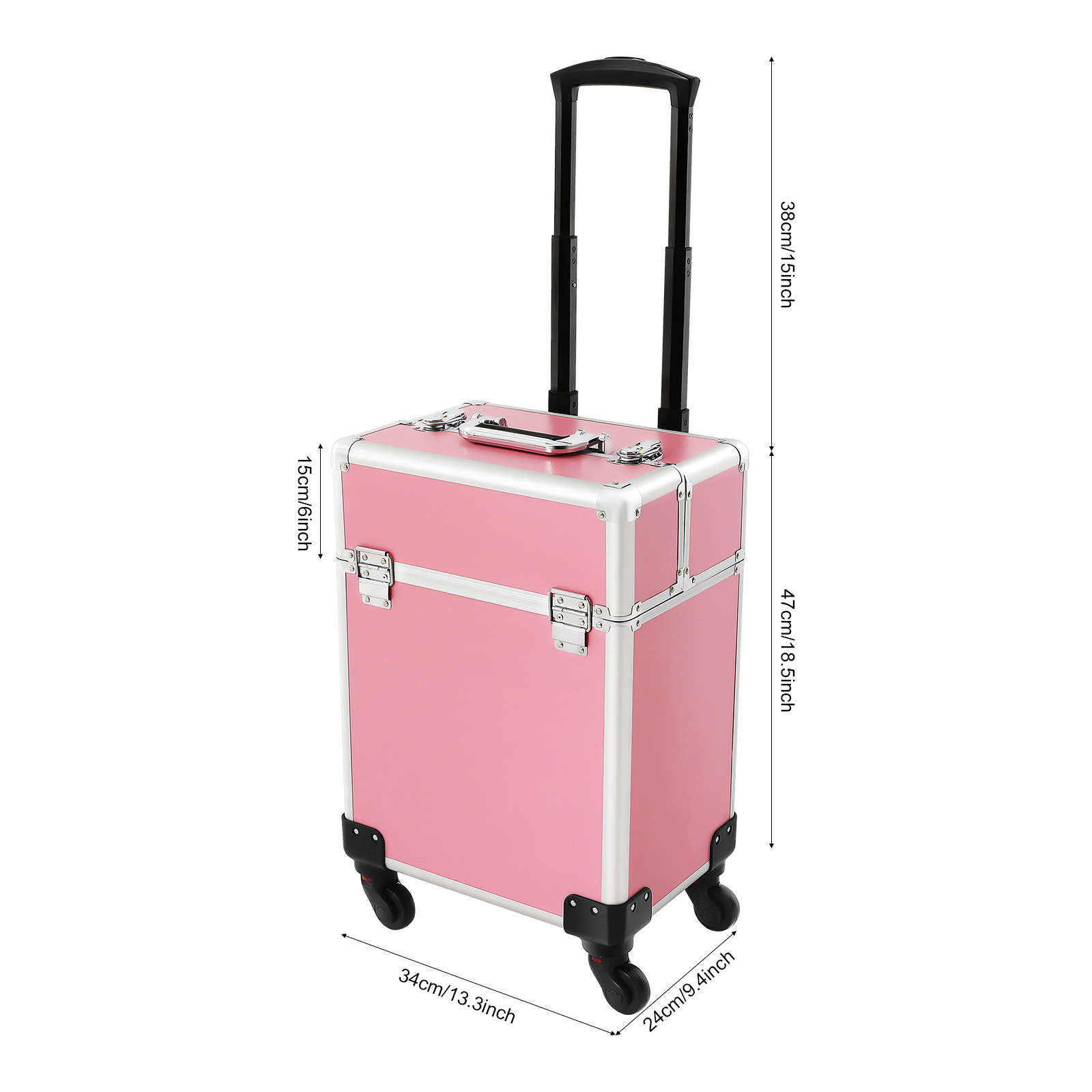 Rolling Makeup Train Case Cosm - Fishing Rod Telescopic review and price