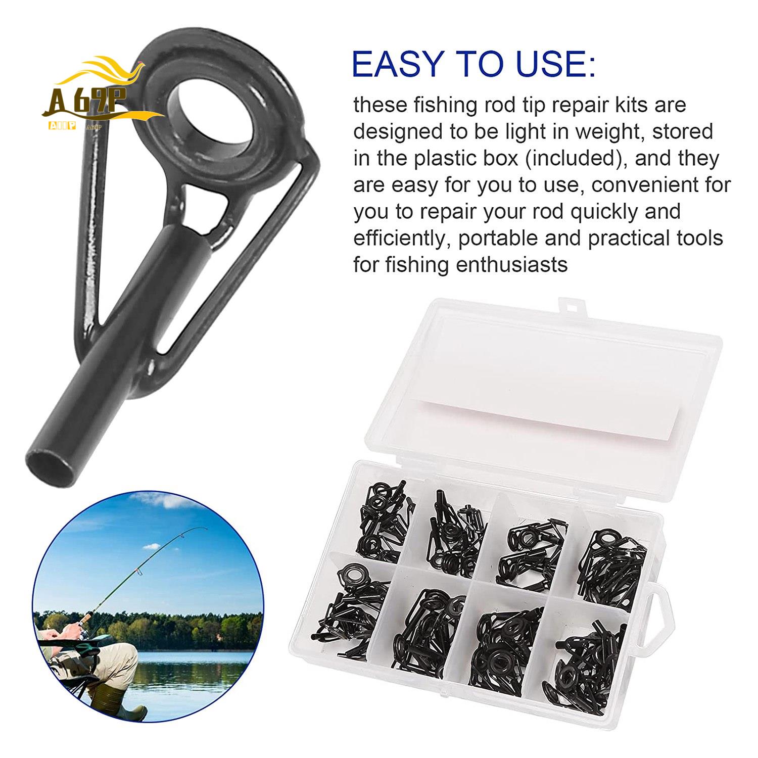 A69P-80 Pieces Fishing Rod Tip - Fishing Rod Tip Replacement review and price