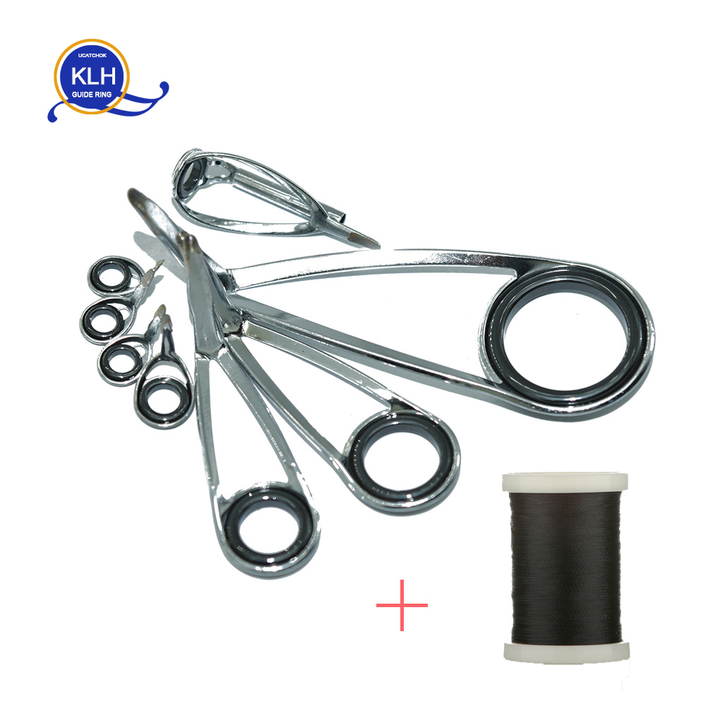8pcs/Kit KLH Bracket Stainless - Fishing Rod Building Kit review and price