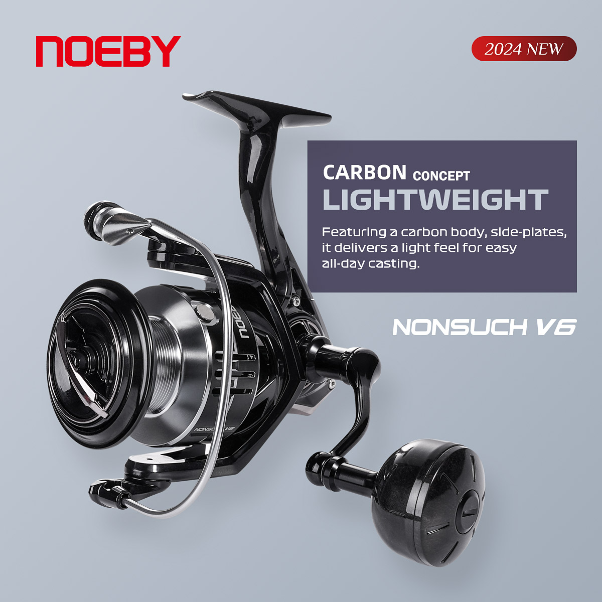 Noeby Carbon Spinning Fishing  - Daiwa Reel Bg review and price