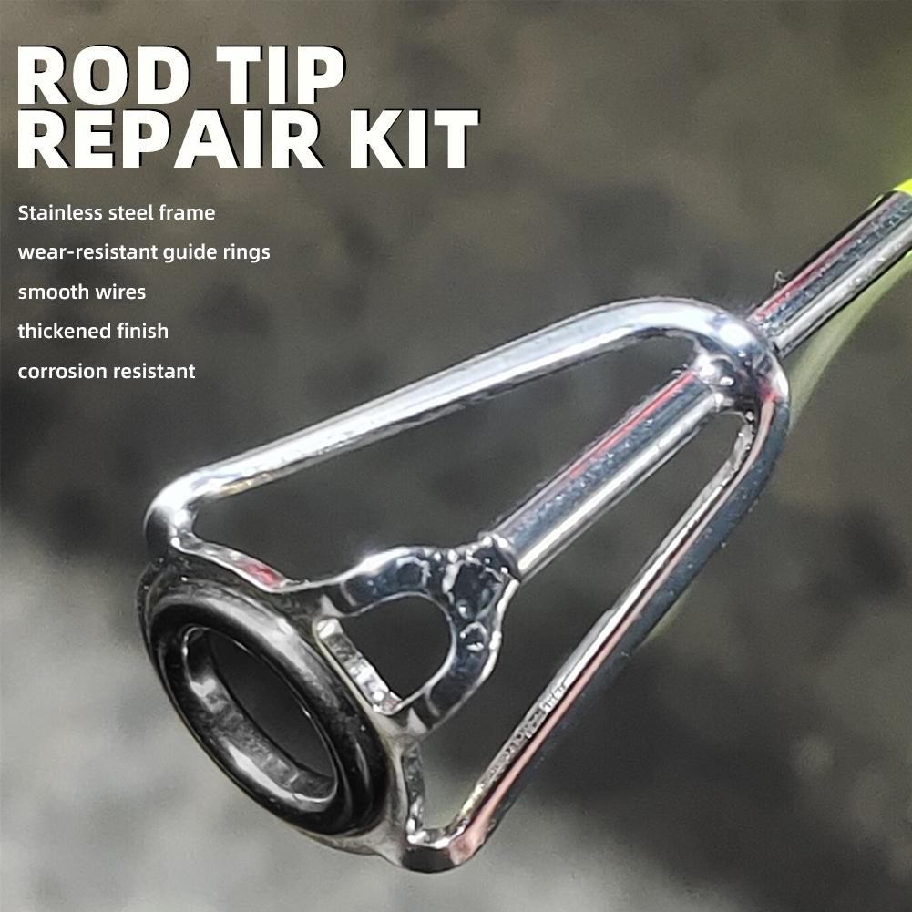 Rod Tip Repair Kit 10pcs Fishi - Fishing Rod Repair Kit review and price