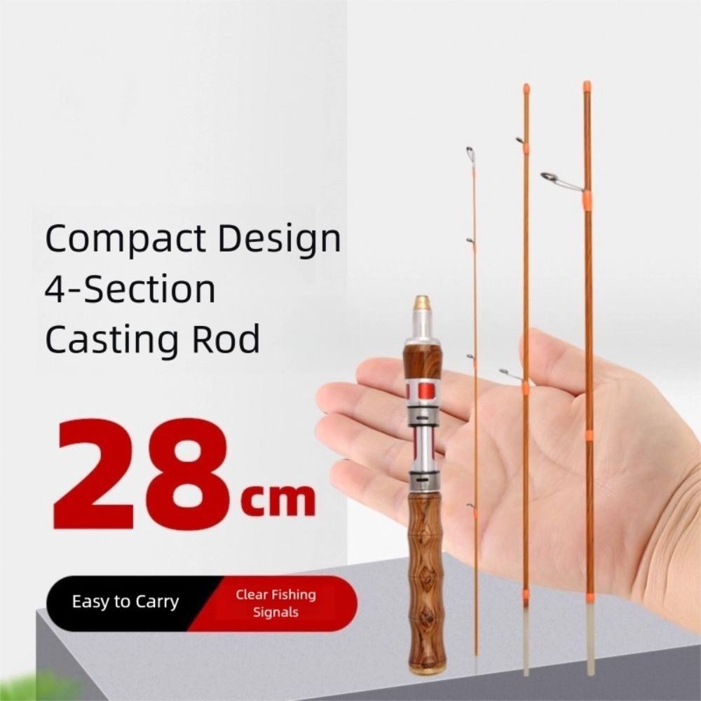 4 Sections Spinning Fishing Ro - Fishing Rod Carbon Fiber review and price