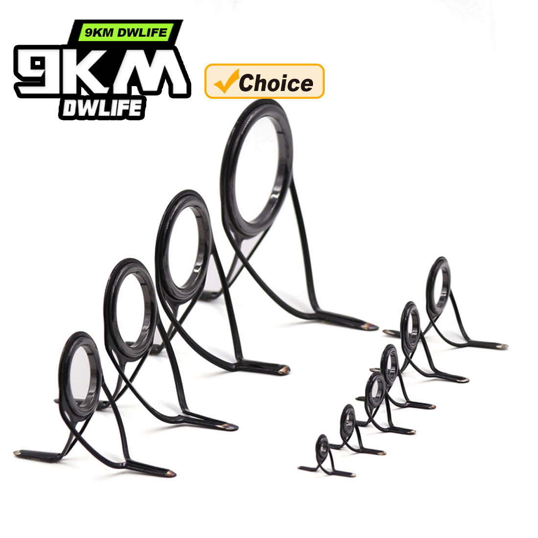 9KM OB Curved Rod Guide Kit 10 - Fishing Rod Building Kit review and price