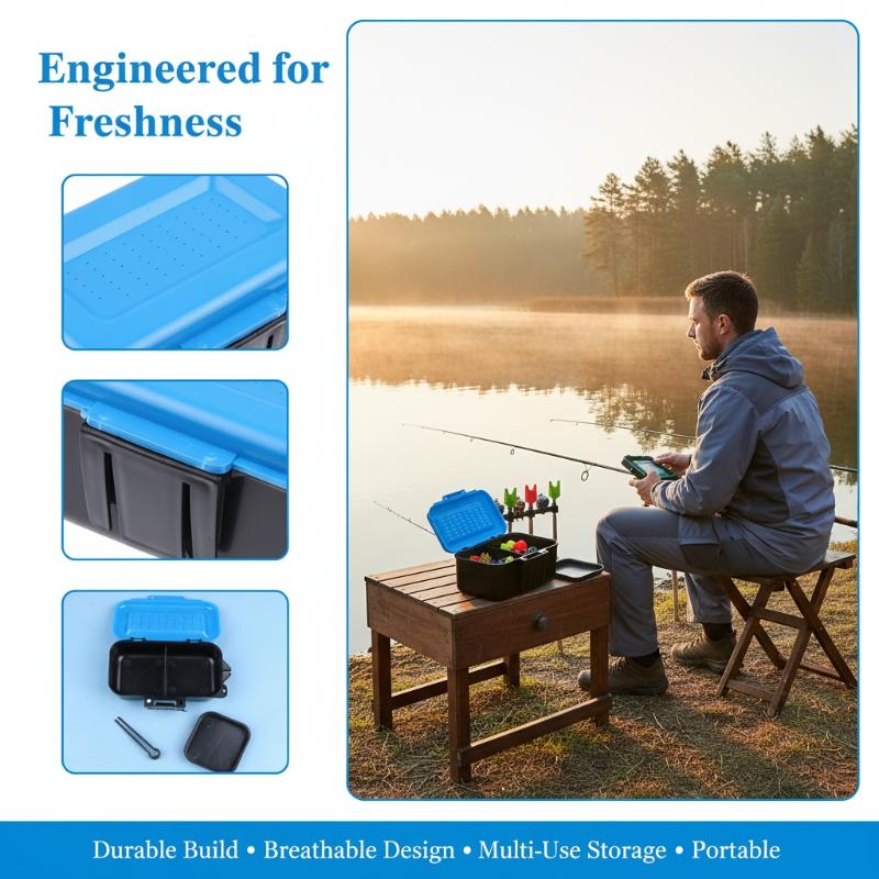 Portable Fishing Lure Box Case - Fishing Rod Travel review and price