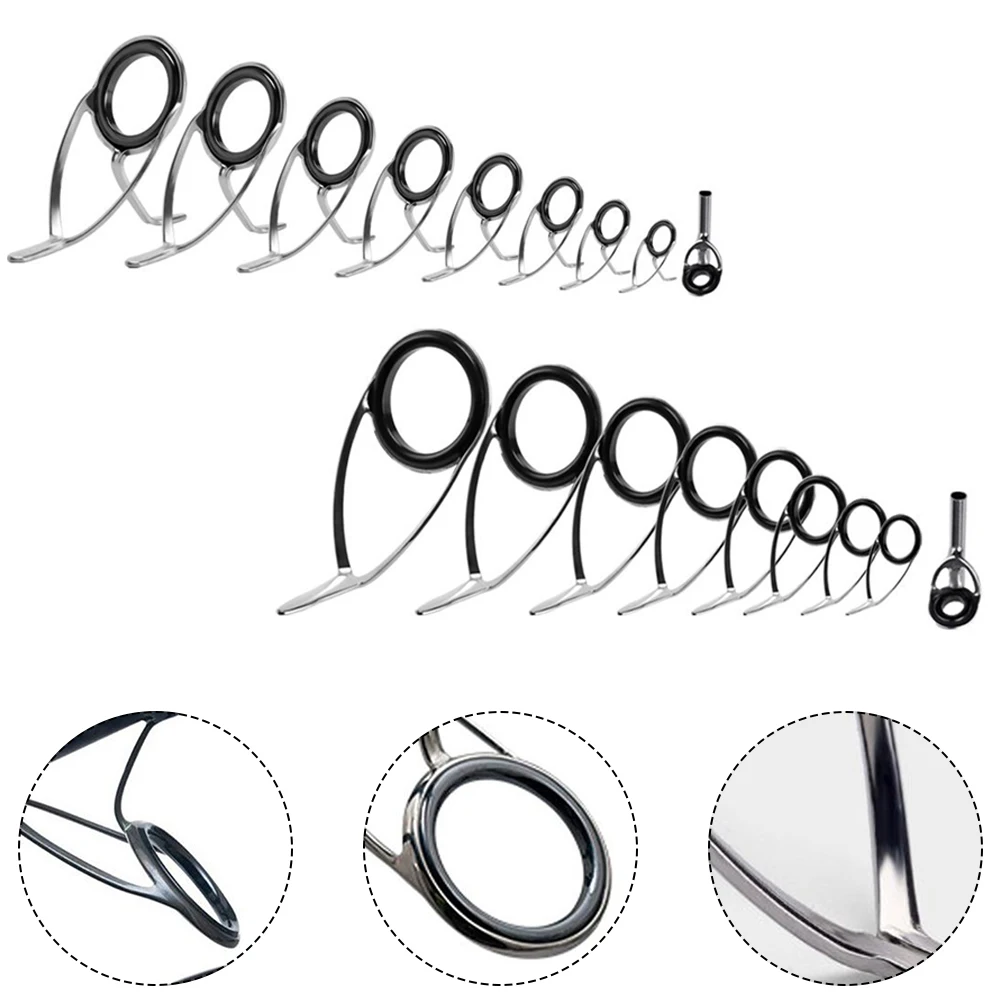 9pcs Fishing Rod Top Ring Tip  - Fishing Rod Repair Kit review and price