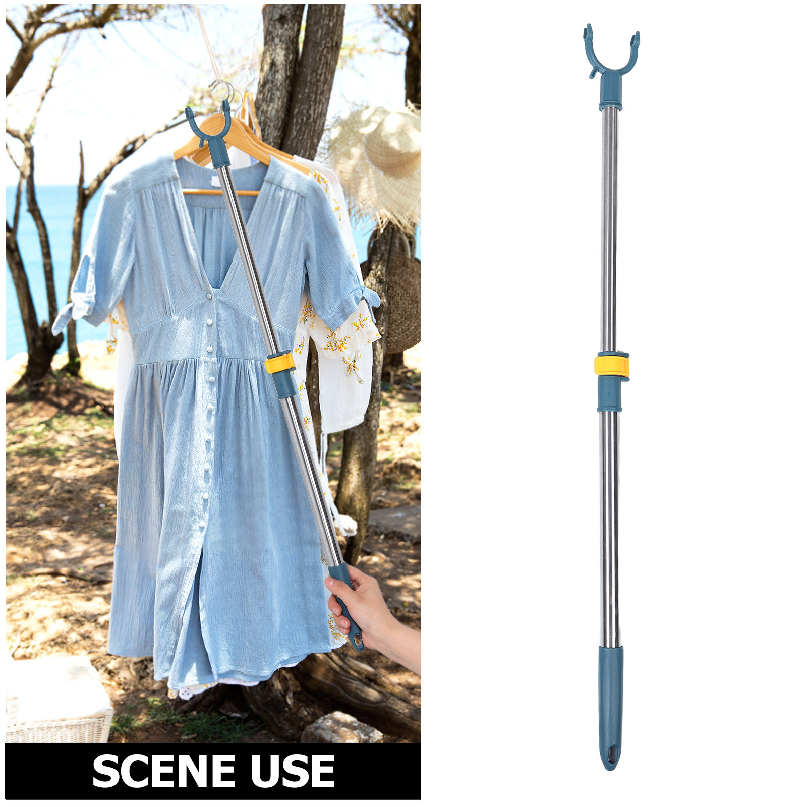 Telescoping Stainless Steel Cl - Fishing Rod Telescopic review and price